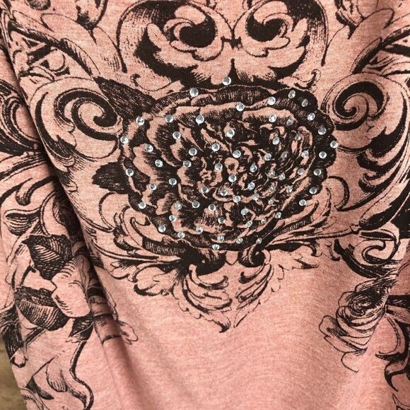 Robin K Top Cold Shoulder Rhinestone MED - Picture 5 of 12